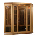 MAXXUS FAR Infrared Carbon Corner Cedar Sauna Red