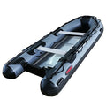 Seamax HD430 14 Feet Heavy Duty Inflatable Boat Max 9 Passengers 35HP Dark Grey