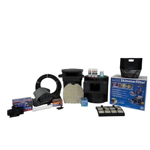 HALF OFF PONDS Savio Signature 5200 Complete Water Garden and Pond Kit Black