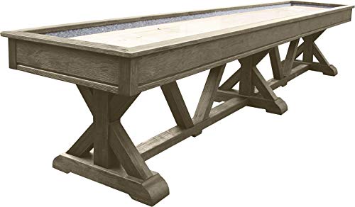 Playcraft Brazos River 16' Pro-Style Shuffleboard Table Weathered Gray