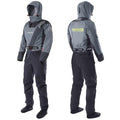 FWG Men's Pro Dry Suit Waterproof Breathable Durable Grey X-Large