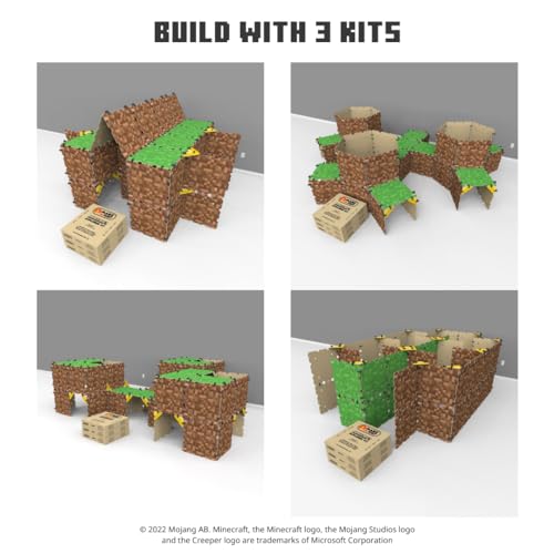 Make-A-Fort Minecraft Explorer Kit 3 Pack Brown