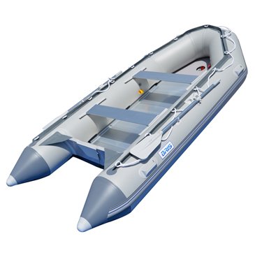 BRIS 14.1 ft Inflatable Rescue & Dive Boat Gray