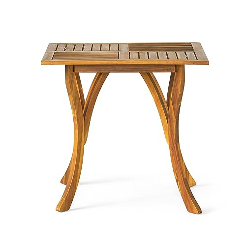 Christopher Knight Home Hermosa 5-Pc Acacia Wood Dining Set Teak Finish