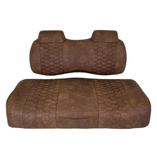 MADJAX Golf Cart Front Seat Cushion Assembly | Compatible with EZGO TXT and RXV Models (Ranch)