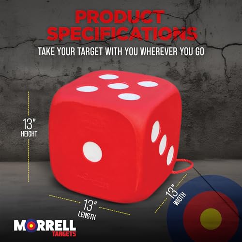 Morrell 4 Pack Archery Targets High Roller Foam for Crossbow & Compound Bow 13" Red