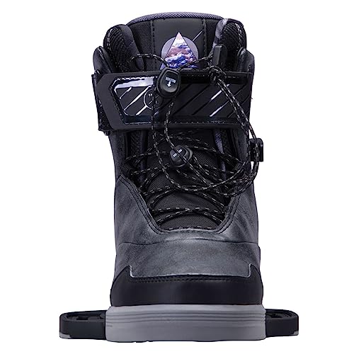 Hyperlite Defacto Mens Wakeboard Bindings Black/Grey 13-14