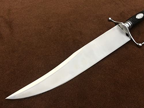 SUFI Custom Handmade 5160 Spring Steel Juan Segiun Bowie Knife Museum Replica White