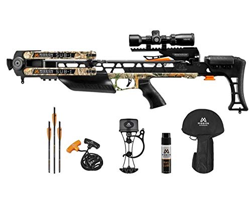 MISSION Archery Sub-1 Camo Crossbow Pro Package 385 FPS Realtree Edge