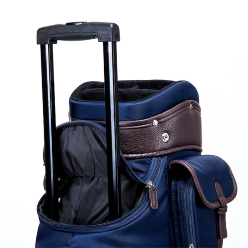VEraiz Golf Clubs Organizer Bag with Wheels Lightweight 6-Way Divider Stand Bag Men Golf Course