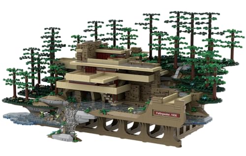 The Atom Brick Fallingwater Building Set