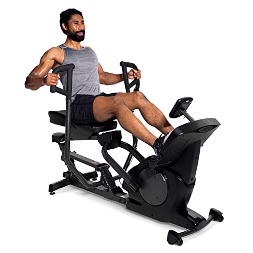 TEETER Power10 Rower 2-Way Magnetic Resistance Elliptical - Black