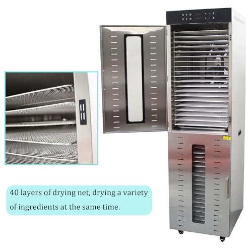 HQHAOTWU 40 Layers Stainless Steel Food Dehydrator Machine