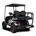 MADJAX Genesis 300 Aluminum Rear Seat with Deluxe Black Cushions - EZGO RXV 2008-2021