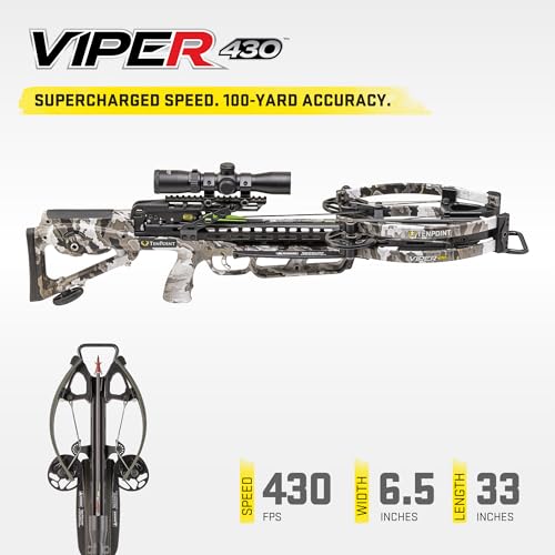TenPoint Viper 430 Crossbow Vektra - 430 FPS with RangeMaster 100 Scope & ACUslide