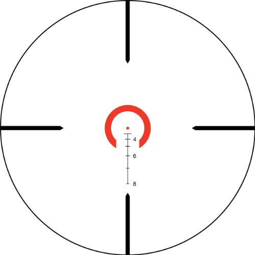 Trijicon VCOG 1-6x24 Riflescope Red Horseshoe Dot/Crosshair Reticle Red
