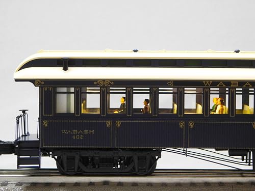 Lionel Wabash Wood Baggage Coach 2 Pack O Gauge #343#402 Natural Color