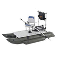 AQUOS Heavy-Duty Inflatable Pontoon Boat 8.8ft Green