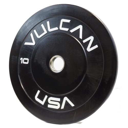 VULCAN 260 lb Color Bumper Plates Set Blue Yellow Green Black Grey