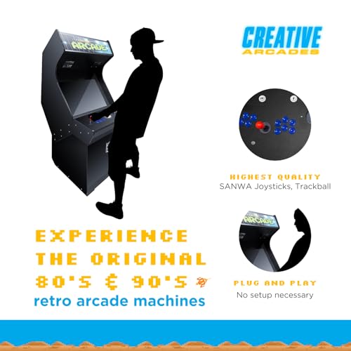 Creative Outdoor Distributor Full-Size Arcade Machine 4 Player 5100 Games 32" Screen