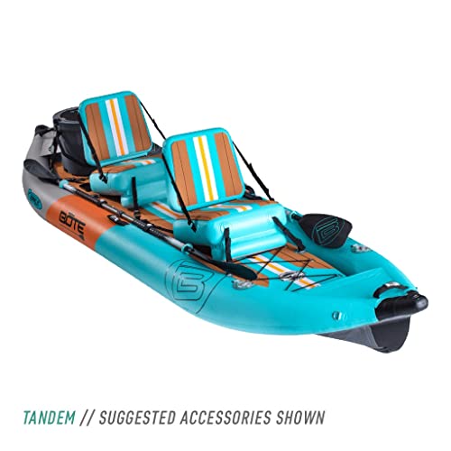 BOTE Zeppelin Aero 12 FT Inflatable Kayak Package Native Aqua