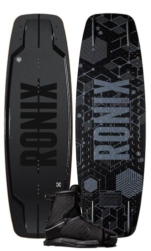 Ronix Wakeboard Package 135 - Parks Wakeboard w/ Parks Boot 13-14 Black
