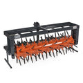 Titan Attachments 62" 3 Point Drum Aerator for Cat 1 & 2 Tractors with 88 Coring Plugs