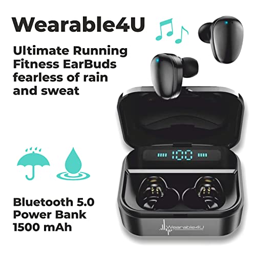 Wearable4U Bushnell Wingman View Golf GPS Bluetooth Speaker Bundle Black