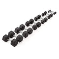York Barbell Rubber Hex Dumbbell Set 55-100 lbs