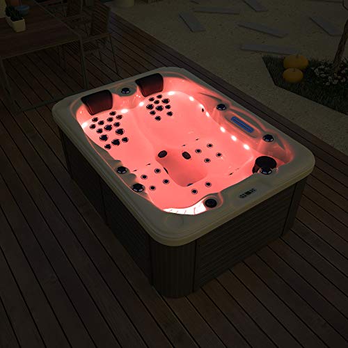 SymbolicSpas Outdoor Hydrotherapy Bathtub Whirlpool SPA SYM6016A - 51 Jets
