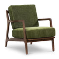 POLY & BARK Verity Lounge Chair Distressed Green Velvet