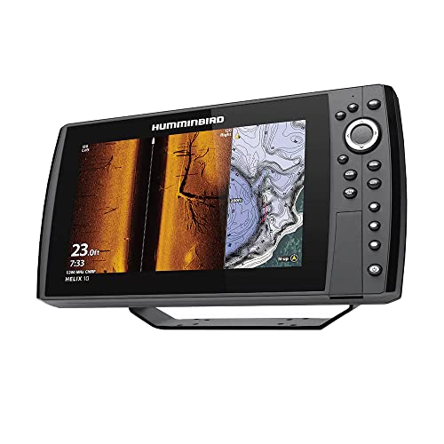 Humminbird Helix 10 Chirp MEGA SI+ GPS G4N Control Head Fish Finder Black