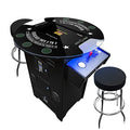 Creative Outdoor Distributor Full-Size Arcade Table 2-Player 60 Games 22" Tall Blackjack Design