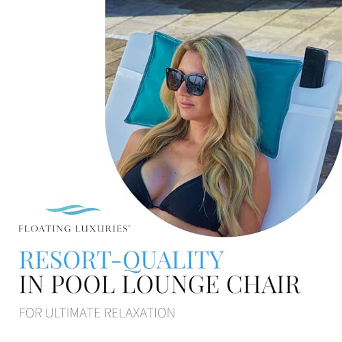 Floating Luxuries Kai Shelf Pool Lounger Arctic White