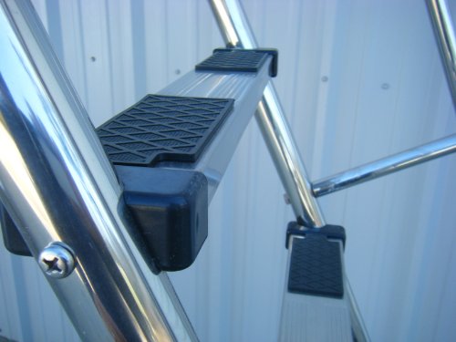 FibroPool Fiberglass Swimming Pool Slide Stainless Steel Hardware Left Turn White
