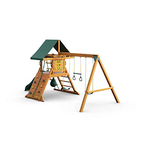 Gorilla Playsets High Point Wood Swing Set Amber