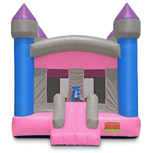 Cloud 9 Commercial Grade Princess Castle Bounce House with Blower Multicolor