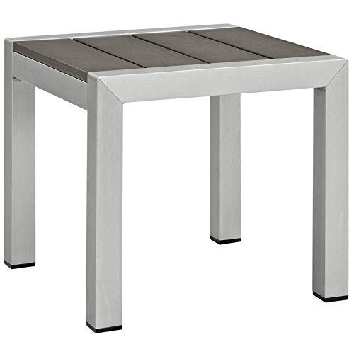 America Luxury - Outdoor Modern Contemporary Urban Patio Three Piece Chaise Lounge Chair Set Grey