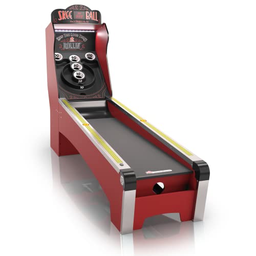Skee-Ball Arcade Game Table Deluxe Red