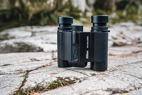 Nikon 10x25 S STABILIZED Roof Prism Binoculars Black