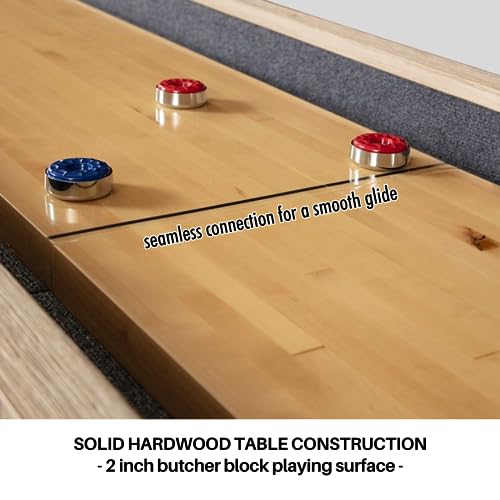 Freetime Fun Shuffleboard Table Rustic Oak