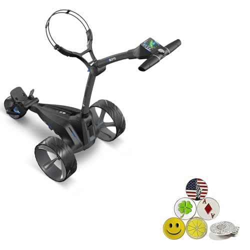 AMBA7 Motocaddy M5 GPS DHC Electric Caddy Cart Bundle Black