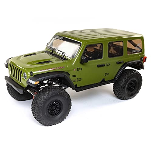 Axial RC Truck 1/6 SCX6 Jeep JLU Wrangler 4WD Rock Crawler RTR Green