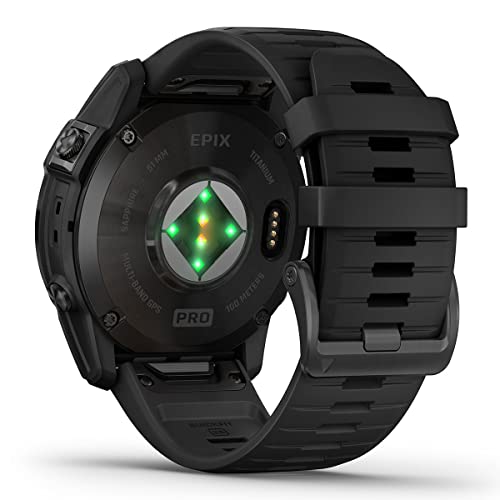 PlayBetter Garmin epix Pro (Gen 2) Sapphire GPS Outdoor Watch Bundle Carbon Gray 51mm
