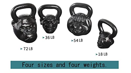 ADIEN DIY Custom Monkey Bobels 36lb Cast Iron Foot Heavy Home Gym Exercise