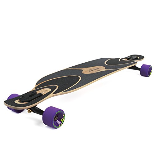 Loaded Boards Dervish Sama Bamboo Longboard Flex 1 with Orangatang Durian 75mm/83a Wheels