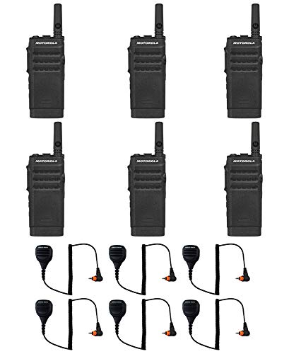 SR-Moto SL300-U-SC-2 UHF Digital DMR Radio with Speaker Microphone (6 Pack)