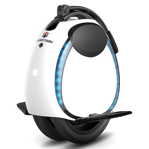 I INMOTION E20 Electric Unicycle 14-Inch Self-Balancing White