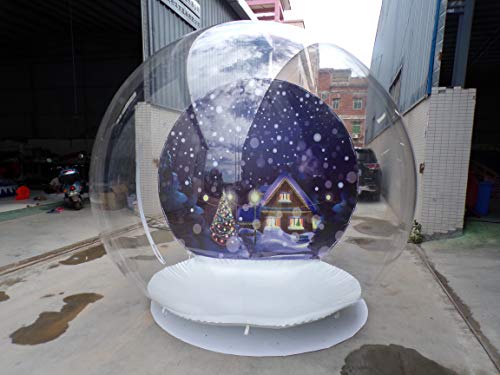 YuaZoHou Inflatable Snow Globe Tent 2.8m Diameter with Blower White