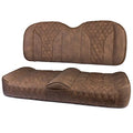 MODZ® FS2 Custom Golf Cart Front Seat for EZGO TXT - [1995-Up] - Brown Base - Double Diamond Pattern